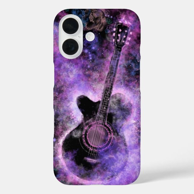 iPhone Case für Musical Gitarre (Rückseite)