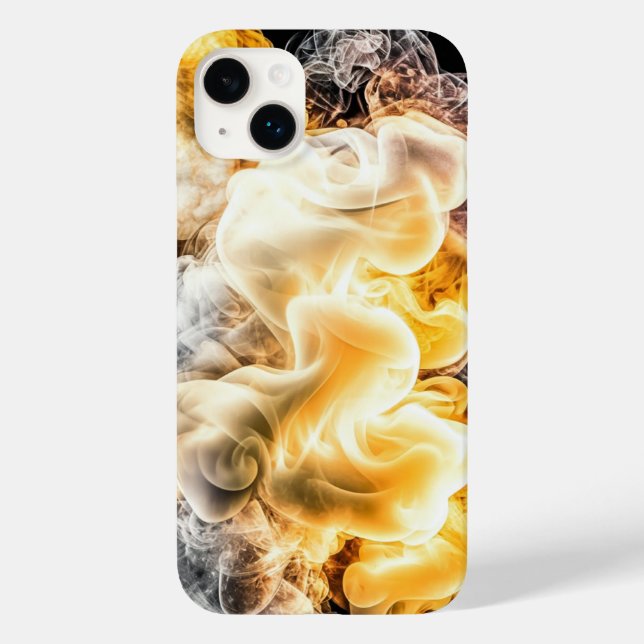 iPhone Case für Rauch und Feuer (Rückseite)