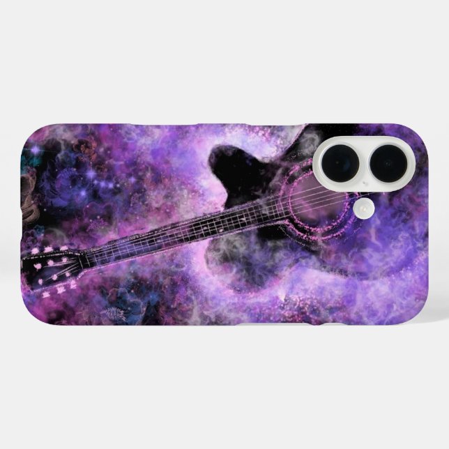 iPhone Case für Rock Music Gitarre (Rückseite (Horizontal))