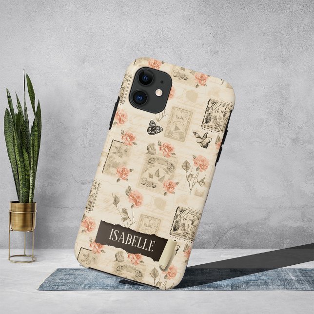 iPhone Case für Vintage Hintergrundbilder (Von Creator hochgeladen)