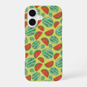 iPhone Case für Watermelon-Muster 16 Hülle