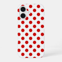 iPhone Case-Mate-Gehäuse mit roten und weißen Polk