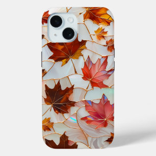 iPhone Case mit Ahornleaf aus festem Glas