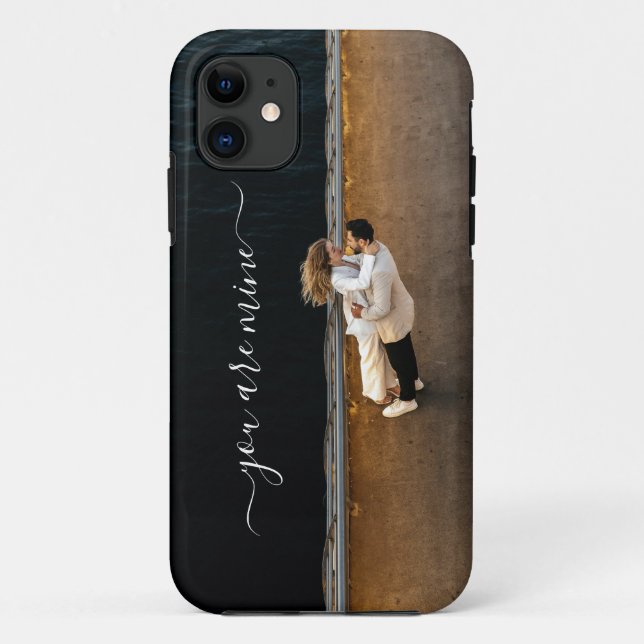 iPhone Case mit benutzerdefiniertem Foto (Rückseite)
