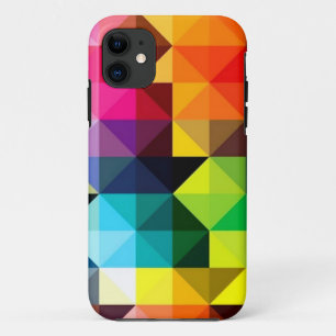 iPhone Case mit farbenfrohen geometrischen Mustern