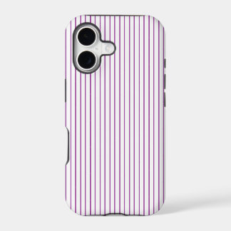 iPhone Case mit lila und weißem Pinstripe