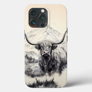 iPhone Case mit majestätischen Bergen im Hochland