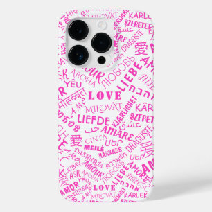 iPhone Case mit mehrsprachiger Liebe - Farbauswahl