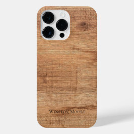 iPhone Case mit moderner Holzgeometrie iPhone 14 Pro Max Hülle