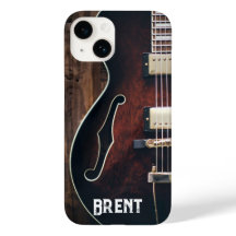 iPhone Case mit personalisiertem E-Gitarren-Speck