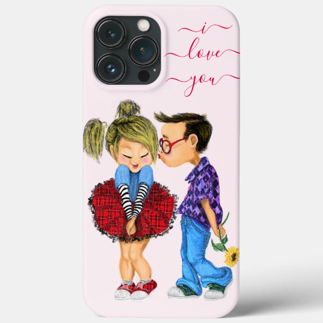 iPhone Case mit Romantic Couple - Liebe (Rückseite)
