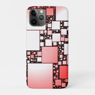 iPhone Case mit Rot und Weiß Square-Tanzen