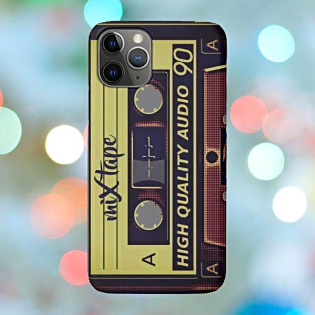 iPhone Case mit Vintagem Mix-Tape - Retro-Musiklei (Von Creator hochgeladen)