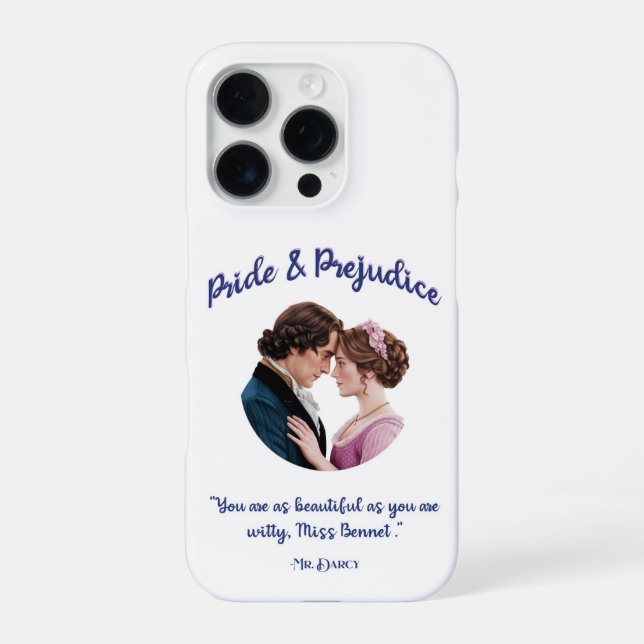 iPhone Case: Pride & Prejudice iPhone Hülle (Rückseite)