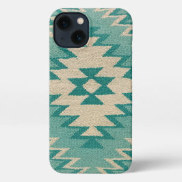 iPhone Case - Southwestern Weave, Aquamarin iPhone 13 Hülle