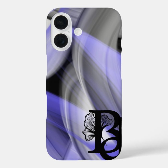 iPhone Case Trend Abstrakt Lavendel Violet (Rückseite)