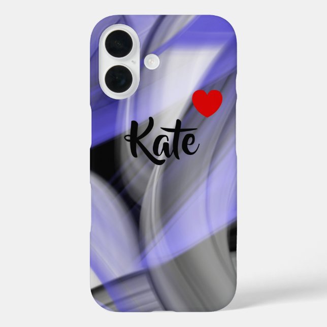 iPhone Case Trend Abstrakt Lavendel Violet (Rückseite)
