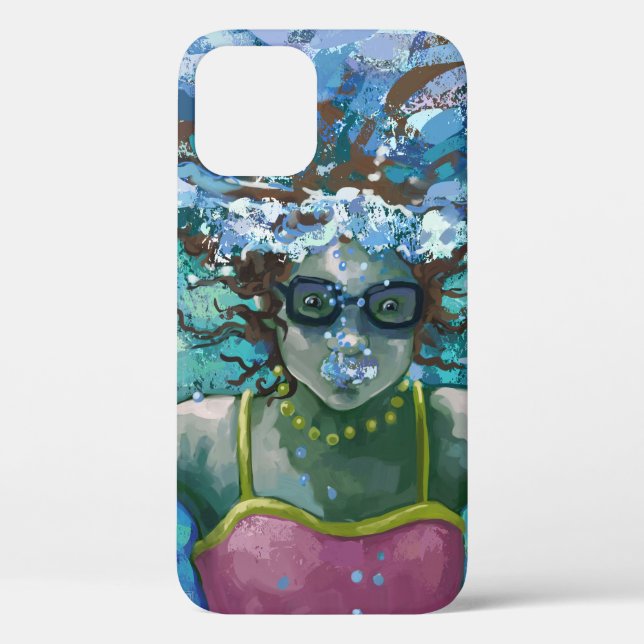 iPhone Case unter Wasserschwimmbecken (Rückseite)