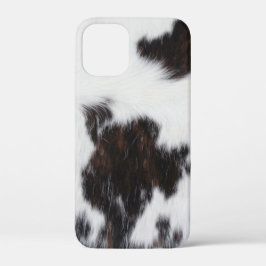 iPhone Case - Weiß-braunes Schwarz