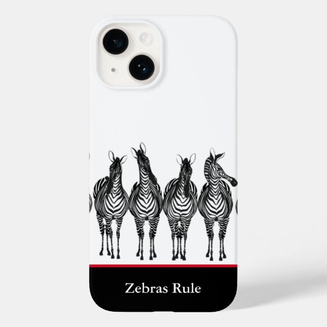 iPhone Case-Zebras-Regel Case-Mate iPhone Hülle (Rückseite)