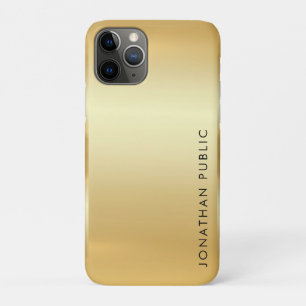 iPhone Cases Imitate Gold Glamour Trendy Moderne