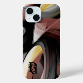 iPhone Cases Trend Abstrakt Schwarz-weiß Powdery