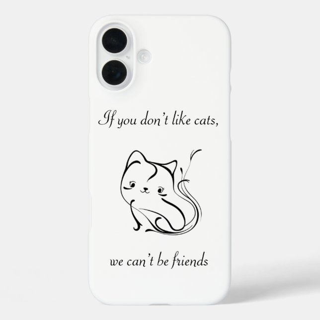 Iphone Catlover Case-Mate iPhone Hülle (Rückseite)