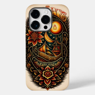 iPhone Cover Gold schwarz