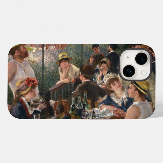 iPhone Cover mit Renoir Luncheon Party Print (Rückseite (Horizontal))