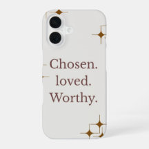 IPhone-Fall "Chosen Loved Worthy"