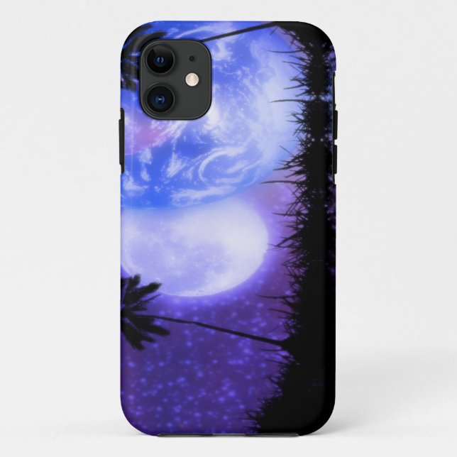 iPhone-Fall "Earth and Moon Celestial" Case-Mate iPhone Hülle (Rückseite)