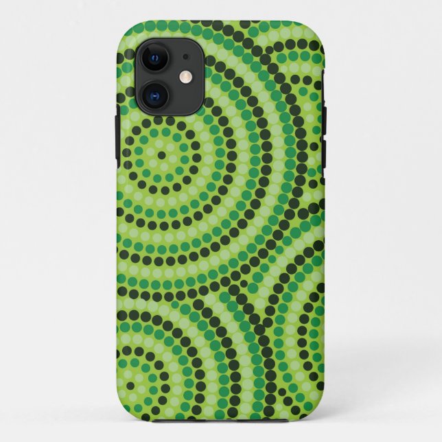 iPhone-Fall für die Malerei von Dot Painting Case-Mate iPhone Hülle (Rückseite)