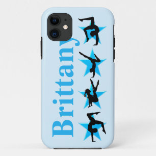 IPHONE-FALL PERSONALISIERT GYMNASTICS BLAUE STAR Case-Mate iPhone HÜLLE