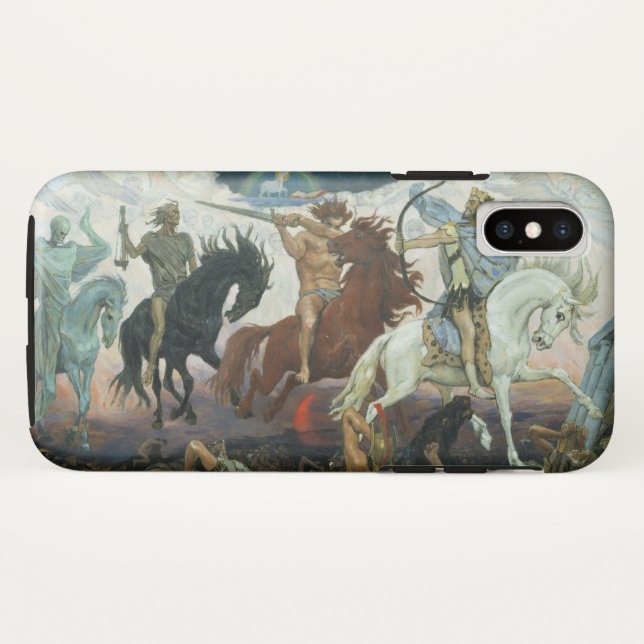 iPhone Fall Vier Horsemen der Apokalypse Vasnetsov Case-Mate iPhone Hülle (Rückseite (Horizontal))