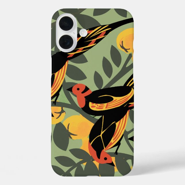 Iphone-Fall Vintag Bird Case-Mate iPhone Hülle (Rückseite)