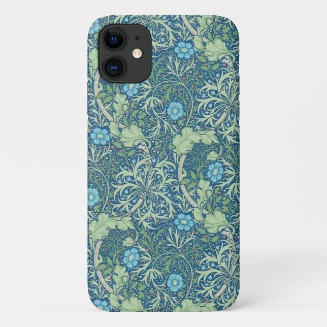 IPHONE-FALL: WILLIAM MORRIS : SEAWEED Case-Mate iPhone HÜLLE (Rückseite)