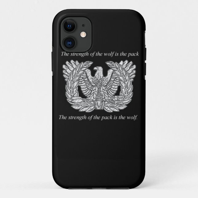 iPhone Fall/Wolfsrudel Case-Mate iPhone Hülle (Rückseite)