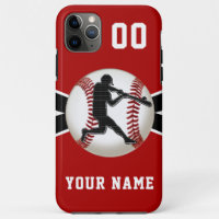 iPhone-Fälle von Rot und Weiß Baseball, Neueste zu