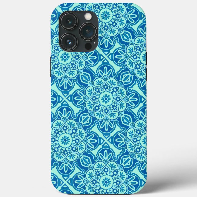 iPhone Gehäuse blau und grün Stamm Case-Mate iPhone Hülle (Rückseite)