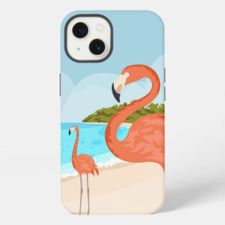 iPhone-Gehäuse-Design Rosa Flamingo, Aruba iPhone 13 Hülle