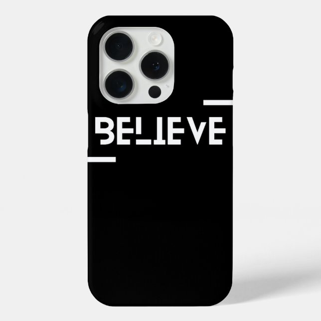 iPhone-Gehäuse mit BELIEVE-Designs Case-Mate iPhone Hülle (Rückseite)