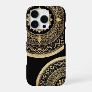 iPhone Gehäuse mit Mandala Art Design 16 Pro Hülle