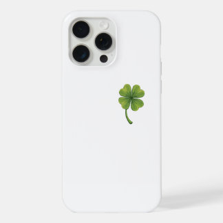 iPhone-Gehäuse mit vierblättrigem Kleber iPhone 15 Pro Max Hülle