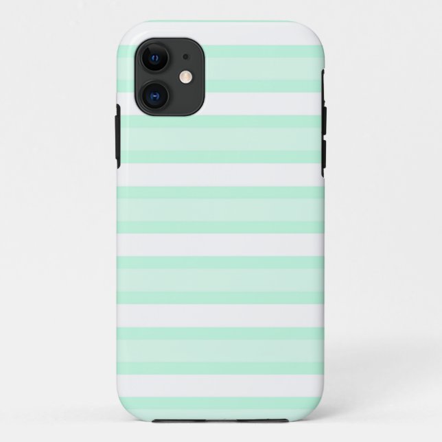 iPhone-Gehäuse von Aqua Stripe Case-Mate iPhone Hülle (Rückseite)