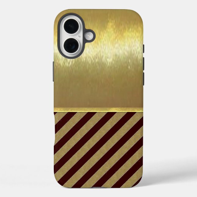 iPhone Gold Design Hülle (Rückseite)