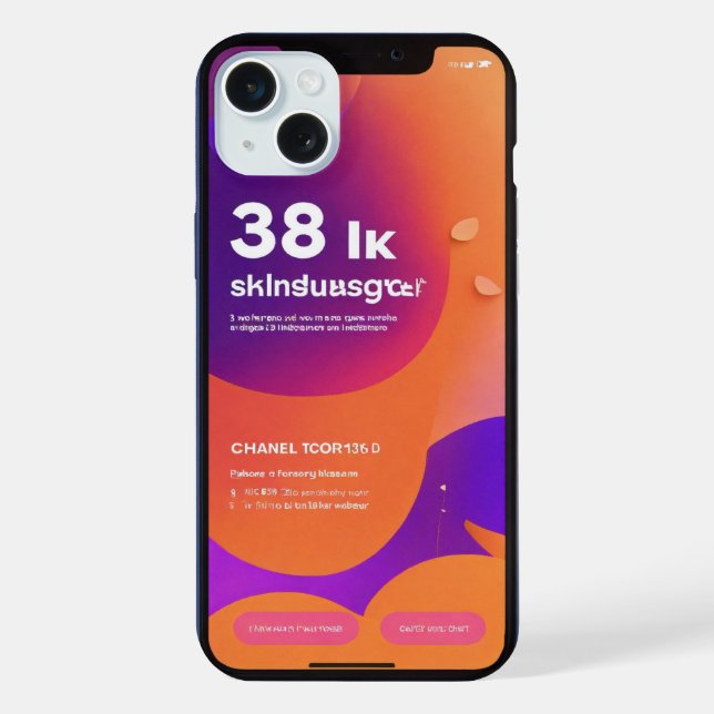 iPhone Hülle (Rückseite)