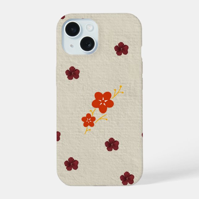 iPhone-Hülle Blumen  iPhone 15 Hülle (Rückseite)
