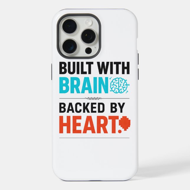 iPhone-Hülle Brain & Heart iPhone Hülle (Rückseite)