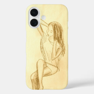 iPhone-Hülle. BRONZE GIRL von Tokioter Künstlerin iPhone 16 Hülle