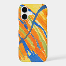 iPhone-Hülle - Fette farbenfrohe abstrakte Kunstdr